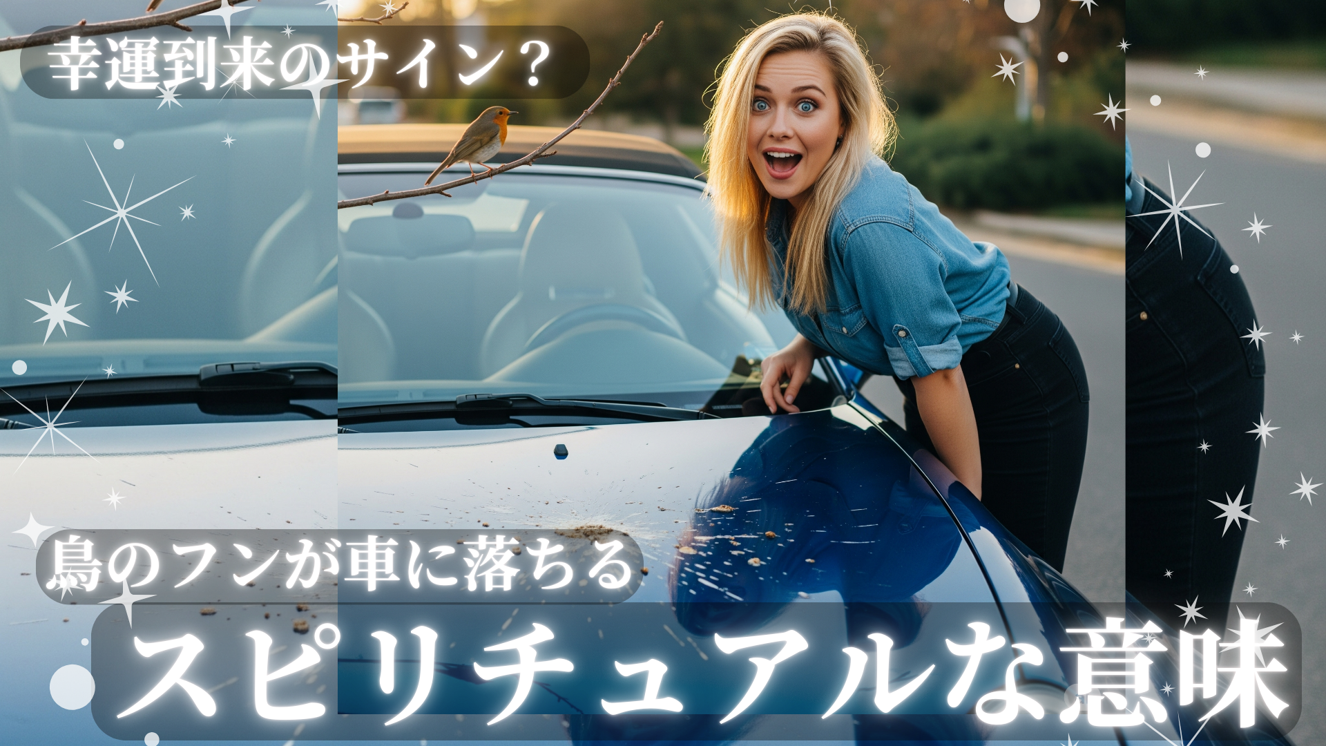 鳥のフンが車に落ちるスピリチュアルの意味！幸運到来のサイン？