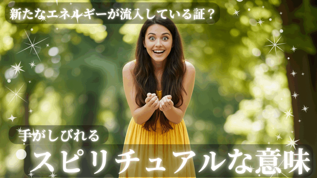 手がしびれるスピリチュアルな意味！新たなエネルギーが流入している証？