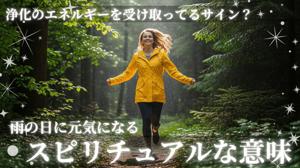 雨の日に元気になるスピリチュアルな意味！浄化のエネルギーを受け取ってるサイン？