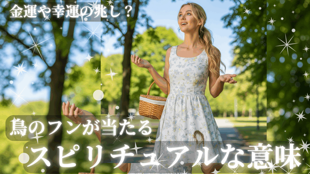 鳥のフンが当たるスピリチュアルな意味！金運や幸運の兆し？風の時代の猫ブログ